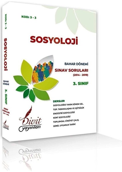 Aöf Açık Öğ.sosyoloji 3.sınıf 6. Yarıyıl Bahar Dönemi Çıkmış Sınav Soruları (2014-2019)