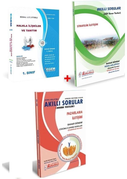 Açık Öğretim Halkla İlişkiler ve Reklamcılık 1. Sınıf Bahar Dönemi 2 Dönem Konu Anlatımlı Soru