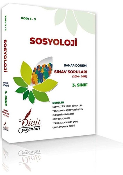 Aöf Açık Öğ.sosyoloji 3.sınıf 6. Yarıyıl Bahar Dönemi Çıkmış Sınav Soruları (2014-2019)