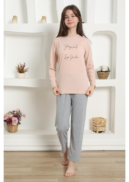 Kız Çocuk Penye Pijama Takım 20425
