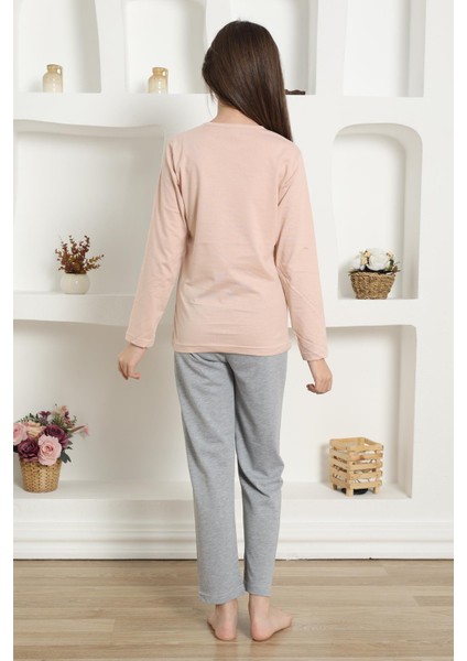 Kız Çocuk Penye Pijama Takım 20425 modelleri