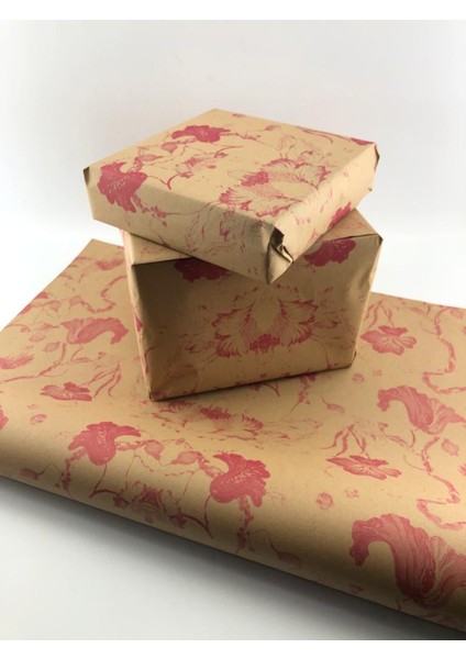Kraft Kağıt Ambalaj Kağıdı Kraft Kutu Yılbaşı Çeyiz Paketleme Kağıdı 70X100 (10 Adet) fiyatları