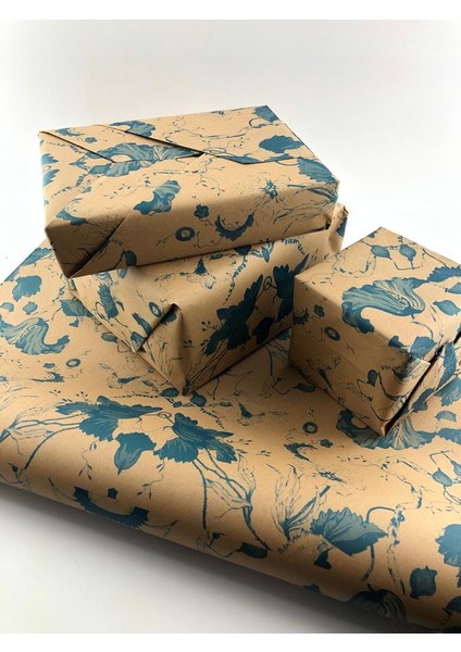 Kraft Kağıt Ambalaj Kağıdı Kraft Kutu Yılbaşı Çeyiz Paketleme Kağıdı 70X100 (10 Adet) fiyatları