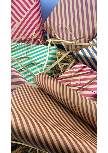 Kraft Kağıt Ambalaj Kağıdı Kraft Kutu Yılbaşı Çeyiz Paketleme Kağıdı 70X100 (10 Adet) modelleri