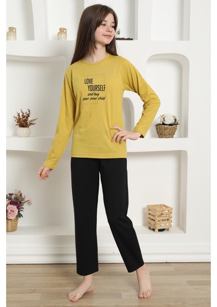 Kız Çocuk Penye Pijama Takım 20420