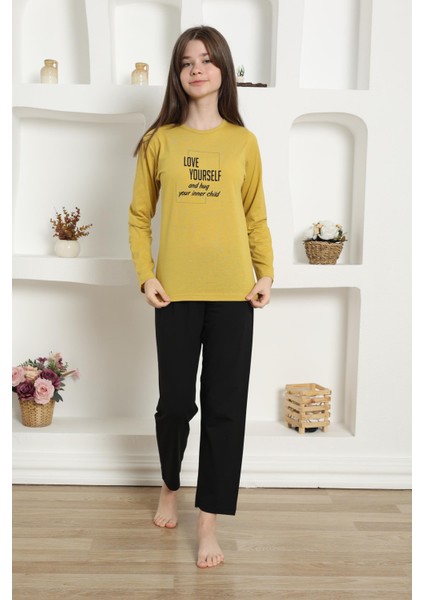 Kız Çocuk Penye Pijama Takım 20420 fırsatları