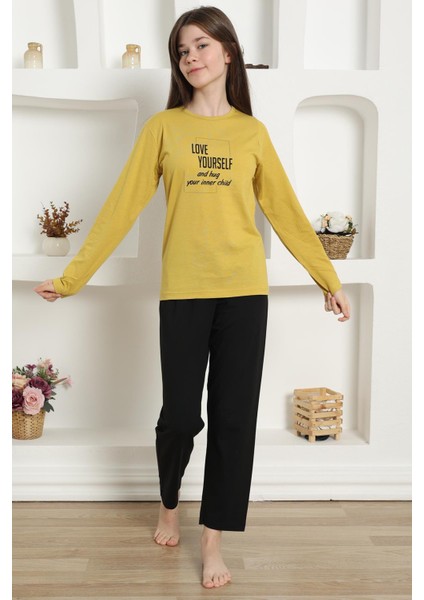 Kız Çocuk Penye Pijama Takım 20420 indirimleri