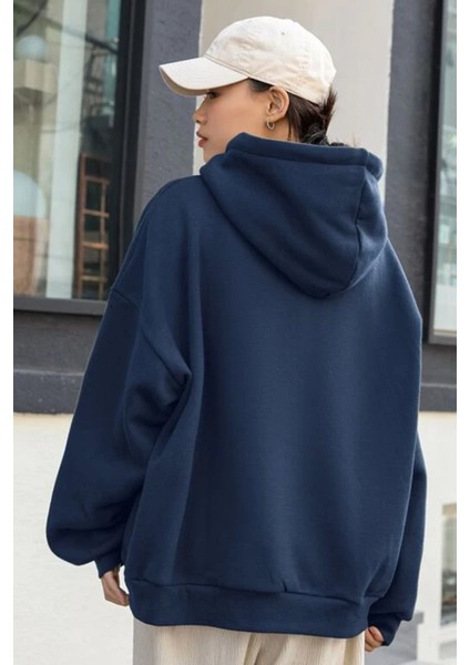 Only Trendwear Teamed Baskılı Oversize Sweatshirt