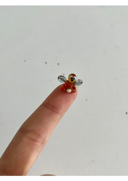 El Yapımı Mini Murano Cam Arı Biblo A139-02
