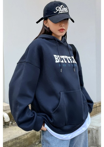 Better Baskılı Oversize Sweatshirt