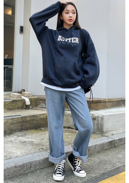 Better Baskılı Oversize Sweatshirt