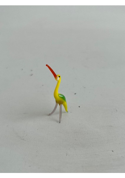 El Yapımı Mini Murano Cam Flamingo Biblo A140-01