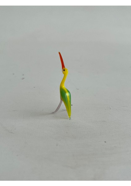 El Yapımı Mini Murano Cam Flamingo Biblo A140-01