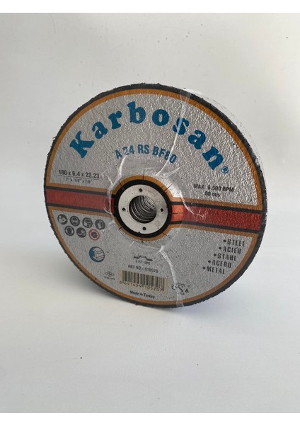 Metal Taşlama Taşı 180X6.4X22 mm (10'lu Paket) modelleri
