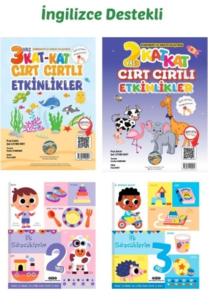 Yky Ilk Kitaplarım, Ingilizce Destekli- 2-3 Yaş Konuşmayı ve Dikkati Geliştiren Cırt Cırtlı Etkinlik
