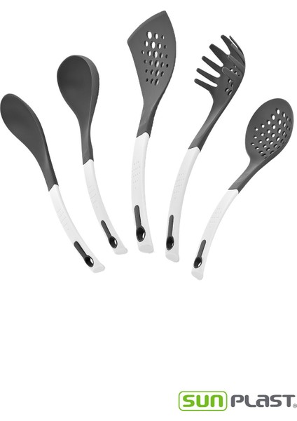 Punto Serisi Standlı Servis Sunum Takımı 6'lı - Bpa Free Kaliteli Yapışmaz Sert Plastik fırsatları