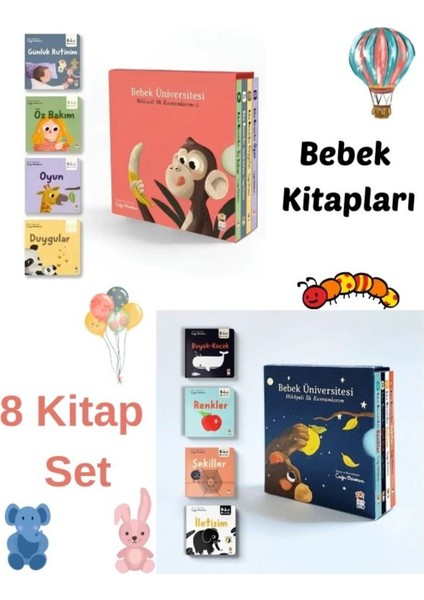 Bebek Üniversitesi 8 Kitap Set Sincap Kitap