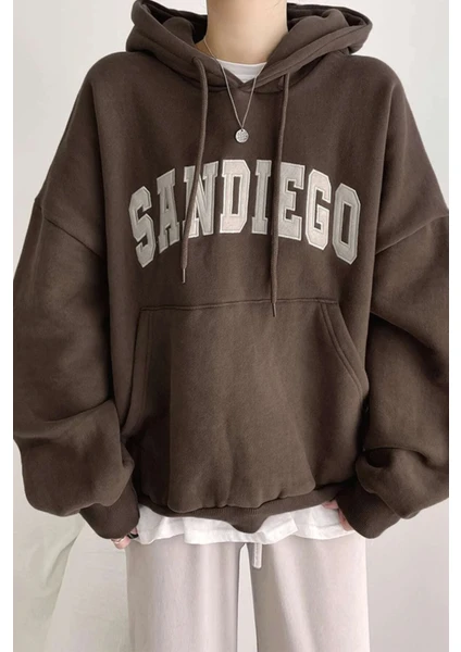 Only Trendwear Sandiego Baskılı Oversize Sweatshirt