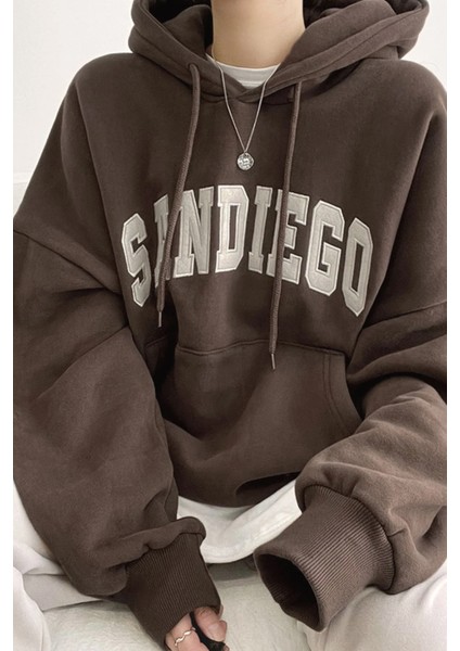 Only Trendwear Sandiego Baskılı Oversize Sweatshirt