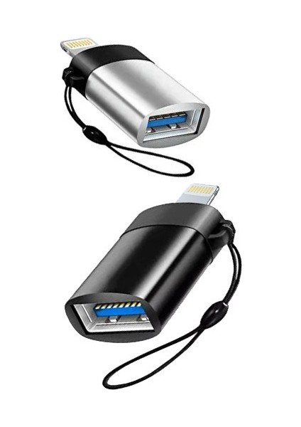 Lightning To Usb Dönüştürücü OTG Flash Bellek Şarj Veri Aktarım Adaptörü İphone 8 X 11 12 13 Uyumlu fiyatları