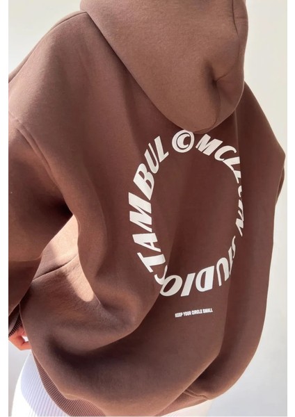 Only Trendwear Unisex Mcllctn Baskılı Oversize Sweatshirt