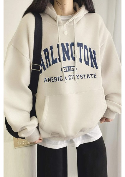 Only Trendwear Arlington Baskılı Oversize Sweatshirt