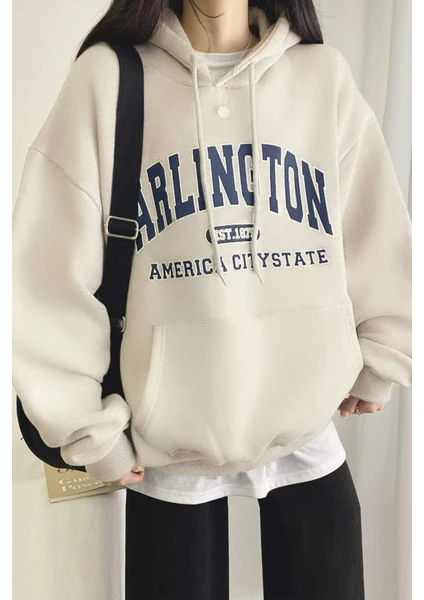 Only Trendwear Arlington Baskılı Oversize Sweatshirt