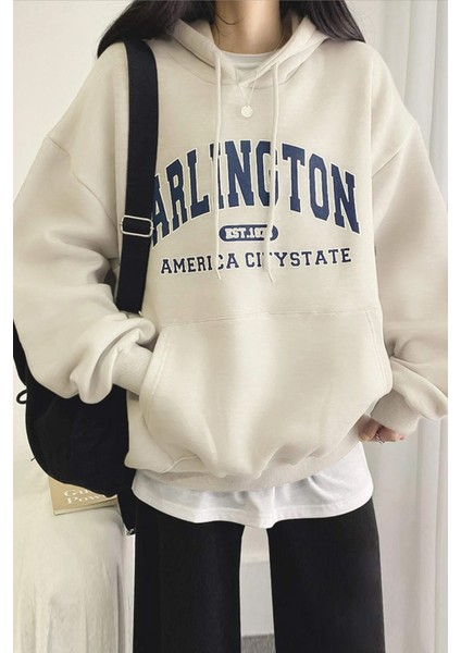 Only Trendwear Arlington Baskılı Oversize Sweatshirt modelleri