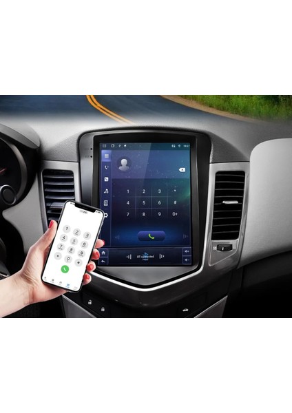 Chevrolet Cruze Tesla Ekran Android Multimedya IPS Ekran 4gb Ram -64GB Hafıza Carplay Kamera Hediye indirimleri