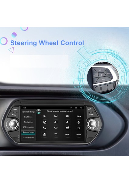 Fiat Egea Android Multimedya 2GB-32GB Carplay 7 Inc Hd 2.5d IPS Ekran Kamera Hediyeli