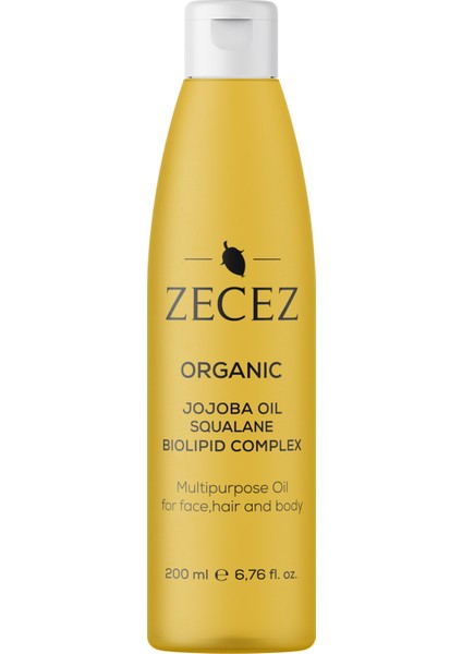 Organik Jojoba Yağı Squalane Biyolipit Kompleks 200ML modelleri