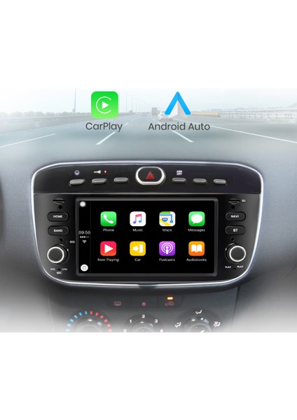Fiat Punto Android Multimedya 2GB/32GB Carplayli Hd 2.5d IPS Ekran Kamera Hediyeli indirimleri