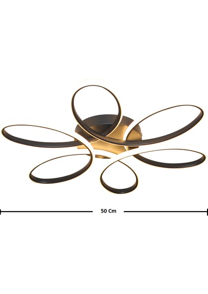 LED Lıghtıng Minel Dekor Papatya Model LED 50CM, Tavan Lambası, Modern Aydınlatma, Dekoratif Şık Avize