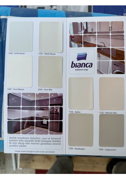 Bianca Stella Su Bazlı Saf Akrilik Boya 1 Lt