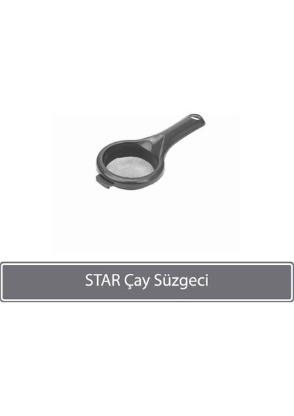 Star Çay Süzgeci - Antrasit