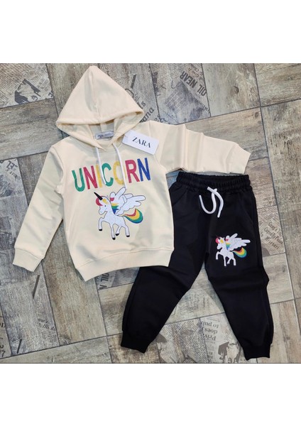 Lolipop Kids Store Unicorn Kapşonlu Eşofman Takımı