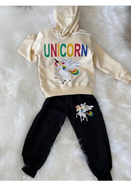 Lolipop Kids Store Unicorn Kapşonlu Eşofman Takımı