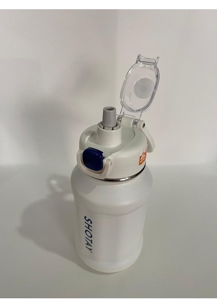 ST 8238 Çelik Pipetli Matara 720 ml Beyaz fiyatları