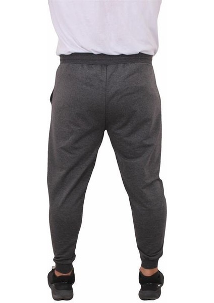 Büyük Beden Basic Eşofman Altı Full Lycra 11516 Antrasit Melanj fırsatları