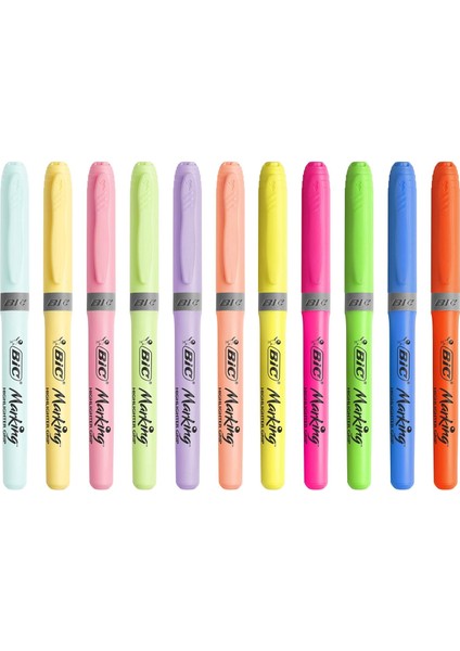 Marking Highlighter gr ip Fosforlu Pastel Neon Kalem 12'li