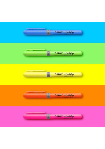 Marking Highlighter gr ip Fosforlu Pastel Neon Kalem 12'li