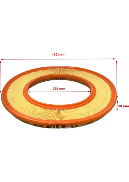 Mercedes 124 Serisi W124-200, S124-200T 1985-1990 Hava Filtresi