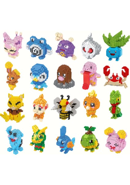 Threemb Toys Pokemon 1. Kısım Blok Puzzle Butterfree