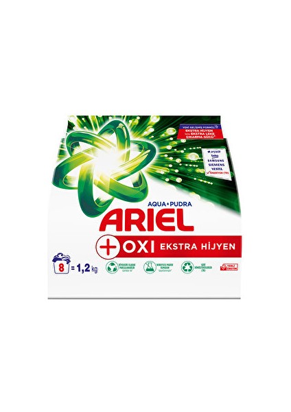 ( 1 Adet ) Ariel Oxı Aquapudra Toz Çamaşır Deterjanı 1,2 kg