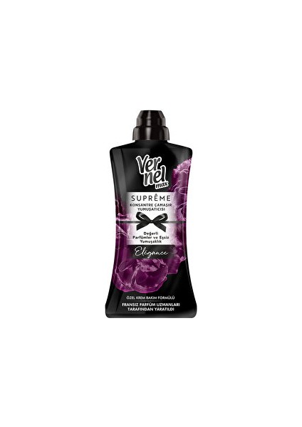 ( 1 Adet ) Vernel Max Konsantre Çamaşır Yumuşatıcısı 1200 ml (50 Yıkama) Supreme Elegance