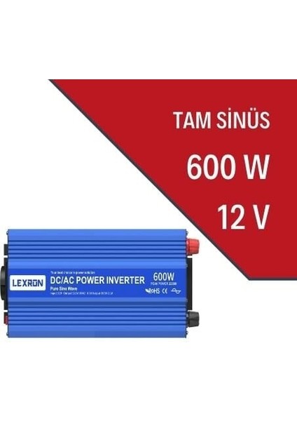 Teknovasyon Arge 600W-12V Tam Sinus Inverter