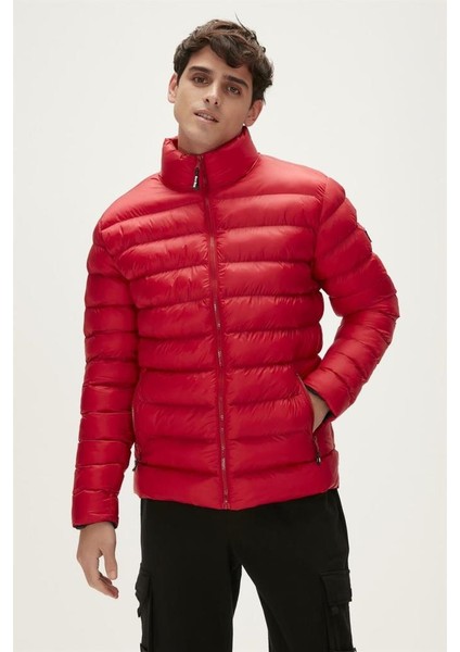 Erkek Mont Kırmızı Boss Puffer Erkek Mont 23.02.15.001-KIRMIZI