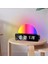 Rgb Dijital Çalar Saat Renkli LED Ekran Modern Masaüstü Saati Uyandırma Çalar Saat Ev Dekorasyonu Için Beyaz (Yurt Dışından) 3