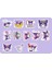 Kuromi Sanrio Sticker Set - 4 Sayfa 86 Adet Etiket 3