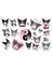 Kuromi Sanrio Sticker Set - 4 Sayfa 86 Adet Etiket 5